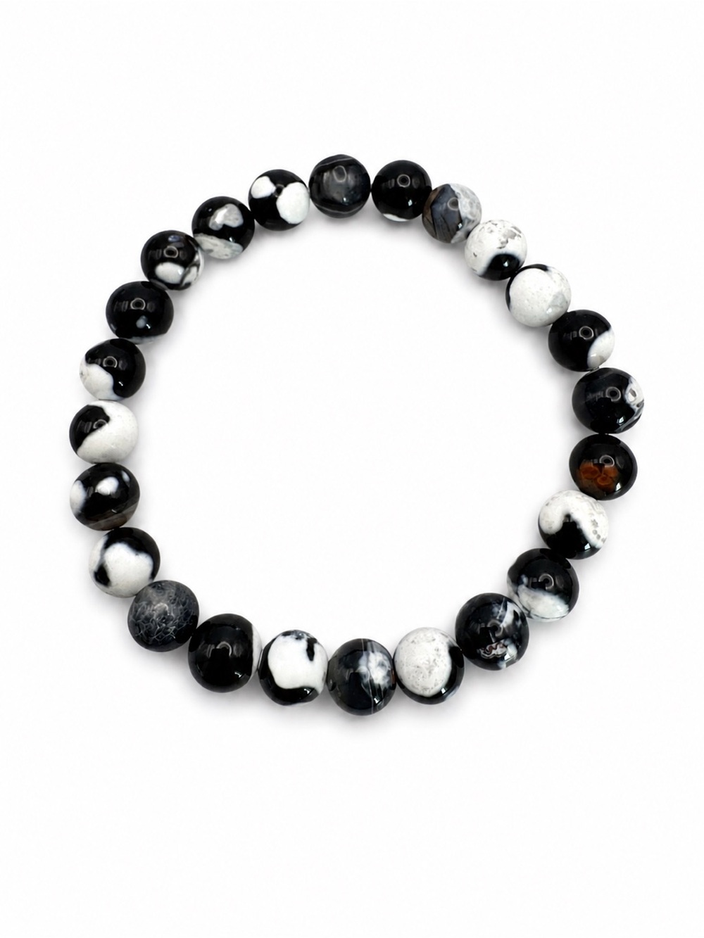 Orca Agate Stretchy Bracelet